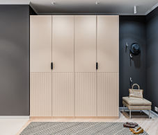 Для одежды, Шкаф 4-дверный 2м МАКС Джаз Кашемир