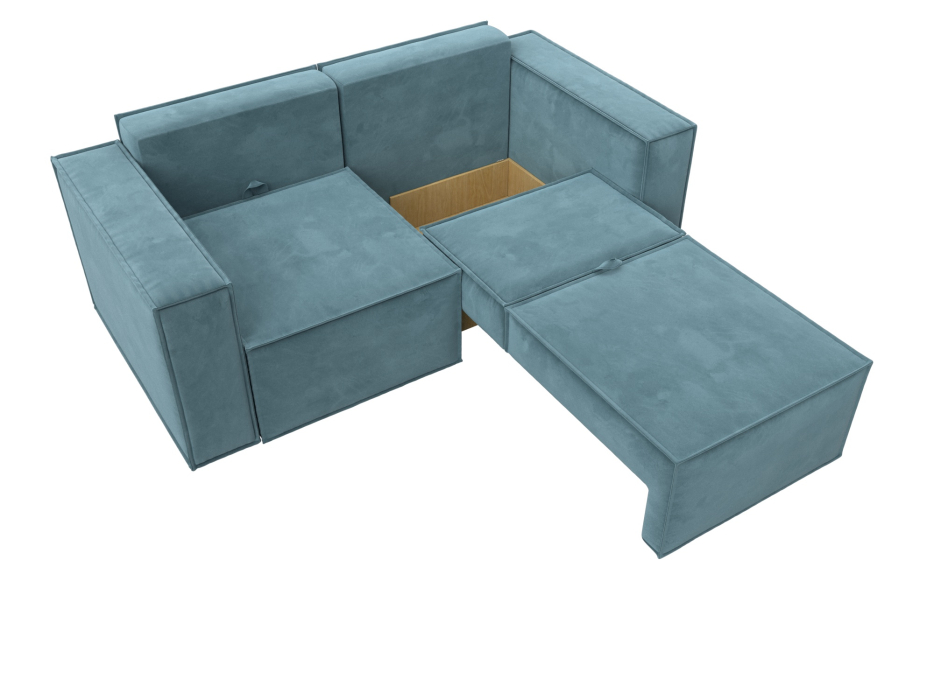 Диваны кровати со спальным местом, Диван прямой Куба мини, велюр