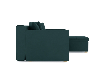 Диван угловой Чикаго без механизма, велюр