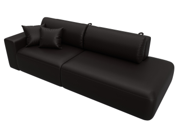 Диван прямой Лига-036 НПБ Модерн подлокотник слева, экокожа GRIFON