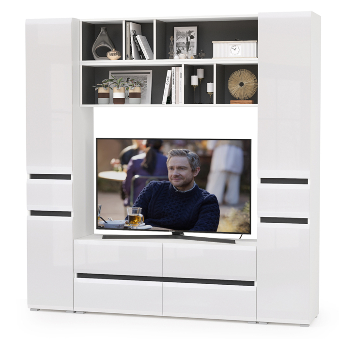 Стенки для гостиной, Сидней стенка для гостиной Комплектация № 40