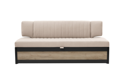 Прямой кухонный диван Парус 181 Дуб крафт серый