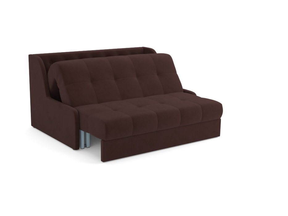 Диваны с ящиком для белья, Диван аккордеон Барон №6 НПБ 155х200 Велюр