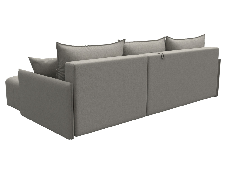 Диваны угловые в гостиную, Диван угловой Лига-054 НПБ угол универсальный, рогожка Амур