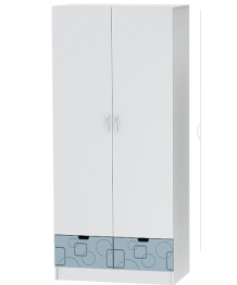 Шкаф 2х створчатый Бриз Квадрат