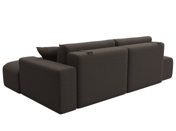 Диван угловой Лига-036 НПБ Модерн правый угол, рогожка Амур