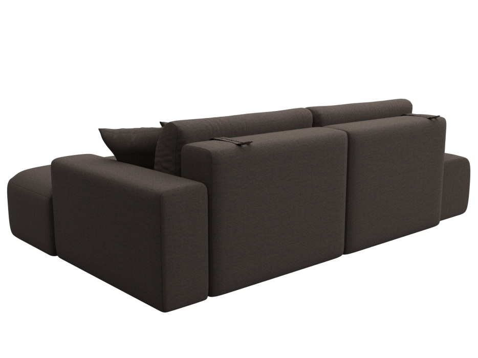 Диваны угловые в гостиную, Диван угловой Лига-036 НПБ Модерн правый угол, рогожка Амур