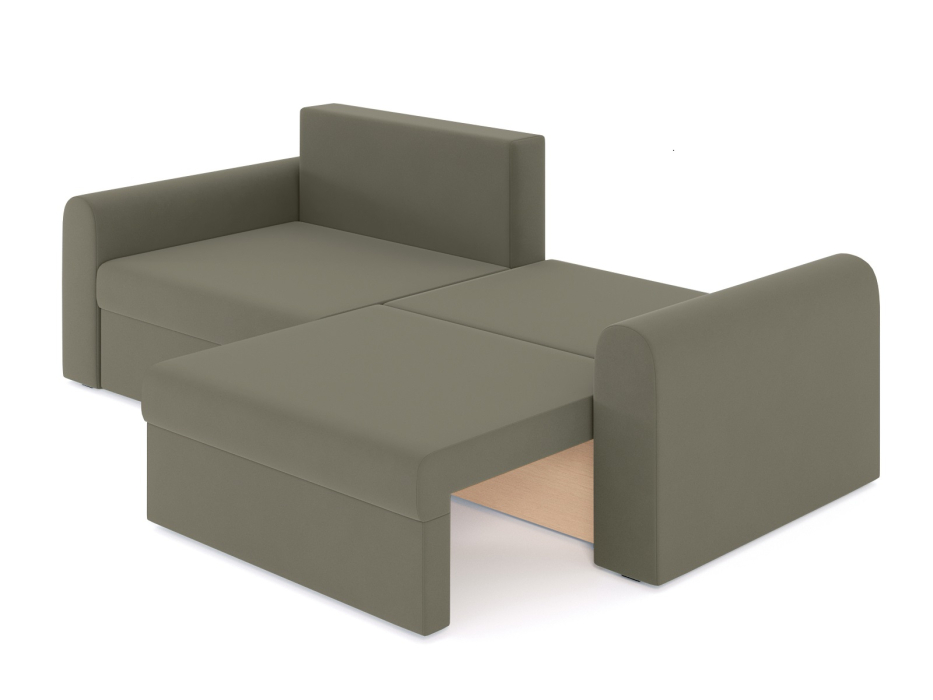 Диваны еврокнижки, Диван-кровать еврокнижка-трансформер Мэдисон, велюр