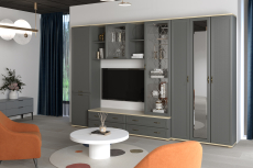 Стенки для гостиной, Модульная гостиная Карина композиция 15