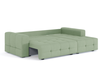 Диван-кровать угловой Прадо, еврокнижка, велюр