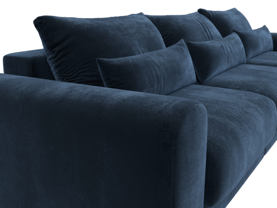 Диваны еврокнижки, Диван прямой Лига-056 НПБ Лонг, велюр TOWER