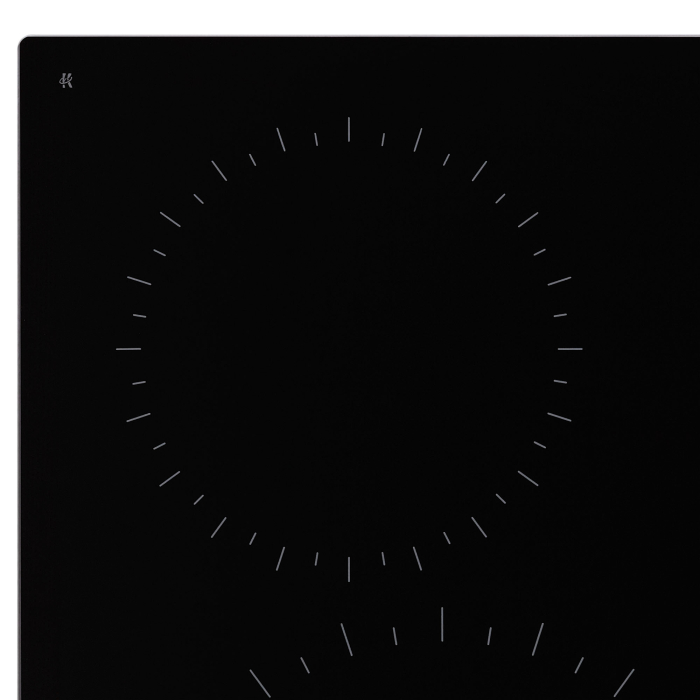 Встраиваемые варочные панели, Электрическая варочная поверхность (независимая) KRONA ZAUBER 60 BL 1DZTK