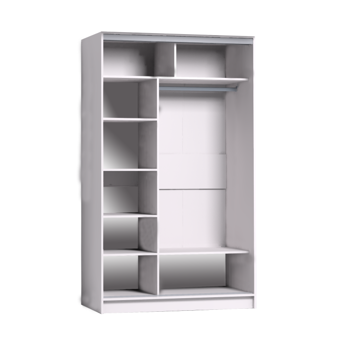 Шкафы-купе 2-х дверные, Шкаф-купе 2-дв  Strike 1200 лдсп/лдсп  (в2105*ш1232*г595)