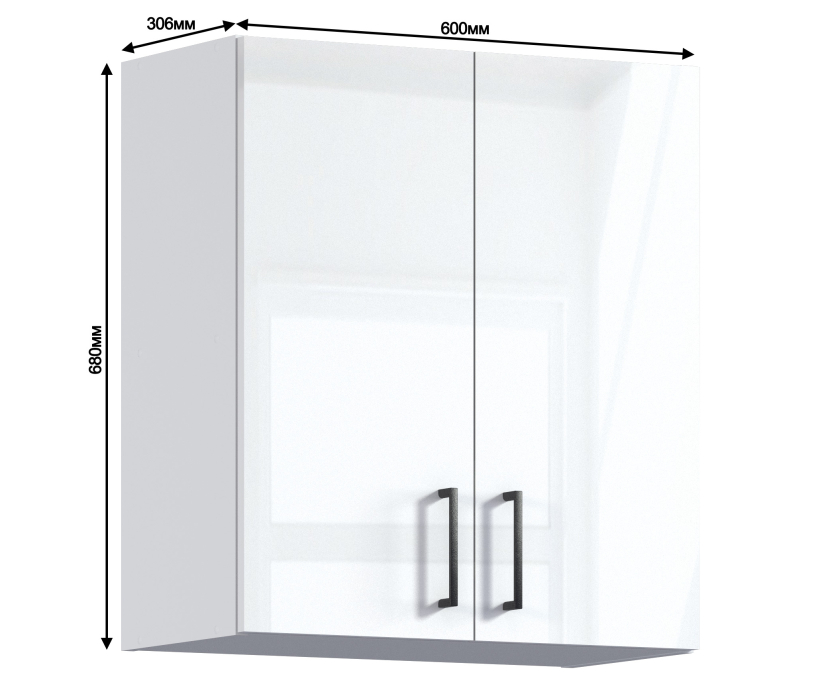 БЕРН, Берн шкаф 2 дв 60х68 см