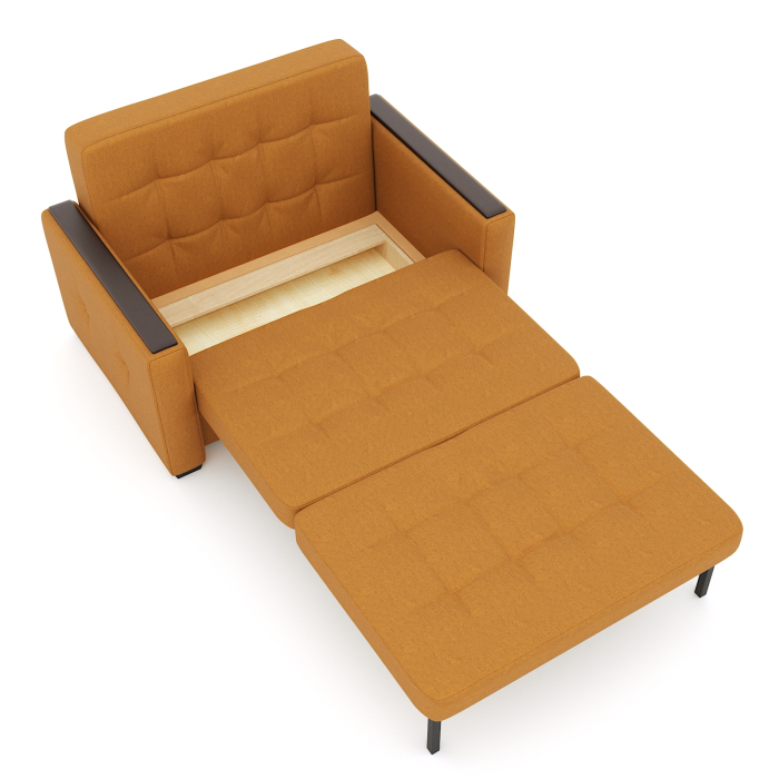 Диваны с ящиком для белья, Диван- кровать Этро Вуд, рогожка, 120