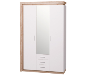 Люмен Шкаф 3-х дверный с зеркалом 15