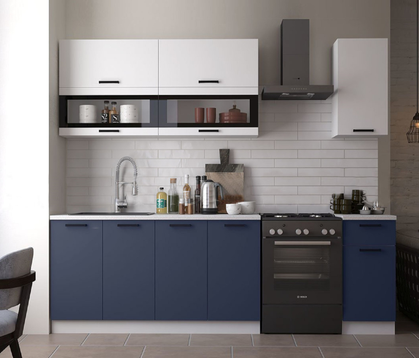 Кухня, Кухня МДФ Техно NEW 2000 Комплектация №2