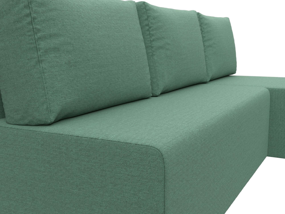 Диваны угловые в гостиную, Диван угловой Поло правый угол, рогожка Амур