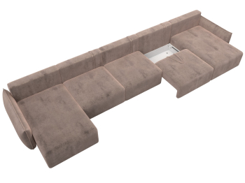 Диван п-образный Лига-051 НПБ МегаЛонг, велюр TOWER