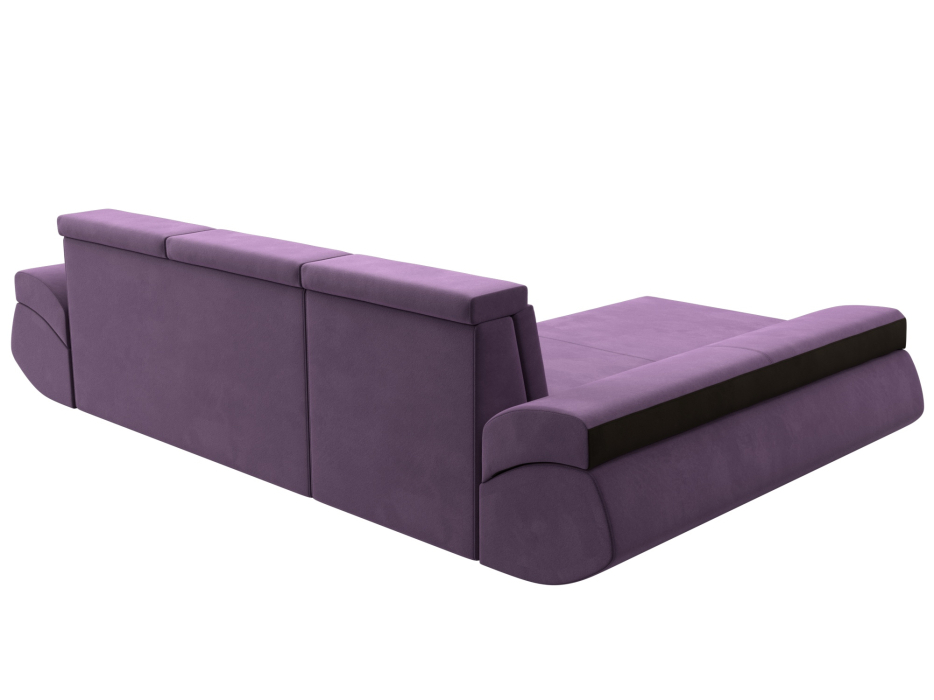 Диваны угловые в гостиную, Диван угловой Лига-032 левый угол, микровельвет