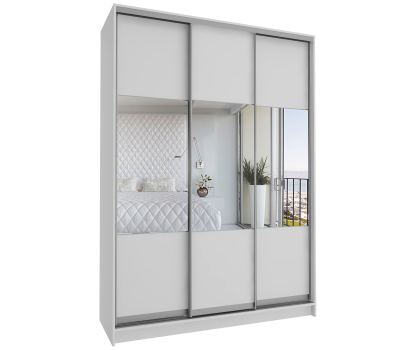 Шкафы-купе 3-х дверные, Шкаф-купе 3-х дверный Байкал-4 СТЛ.521.02