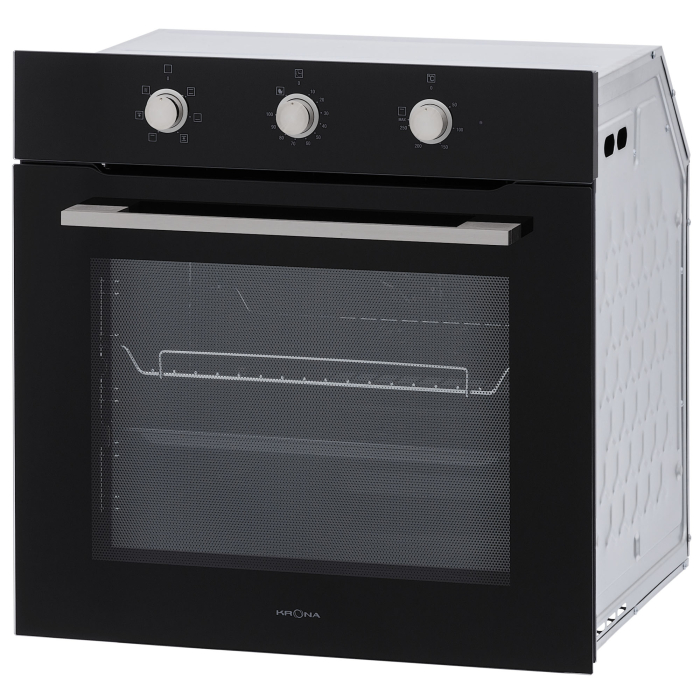 Духовые шкафы, Электрический духовой шкаф KRONA ARADEO 60 BL (независимый)