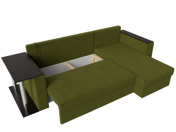 Угловой диван Атланта правый угол, микровельвет