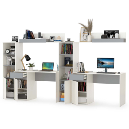 Уголок для учёбы двух школьников Торонто № 08