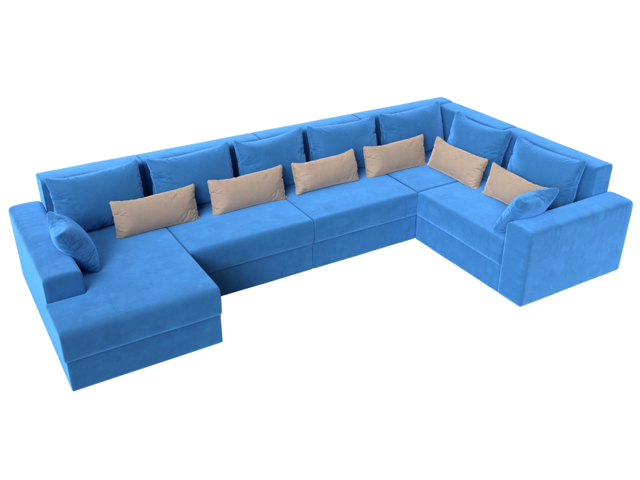 Офисные диваны, П-образный диван Майами левый угол, Велюр