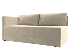 Кушетка диван, Кушетка Никас левая, микровельвет