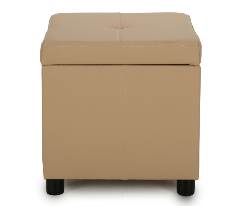 Пуф в прихожую, Пуф Квин 410*410, искусственная кожа