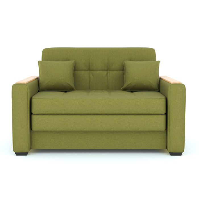 Диваны с ящиком для белья, Диван- кровать Этро Вуд, рогожка, 100