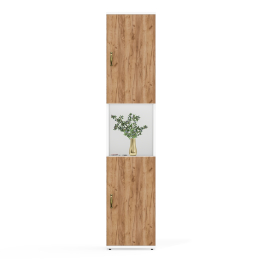 Пенал две дверки и ниша Лидер-8.