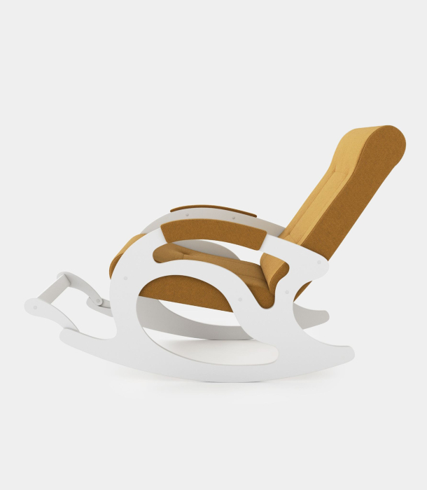 Кресла-качалки, Кресло-качалка Тироль - БЕЛЫЕ ткань