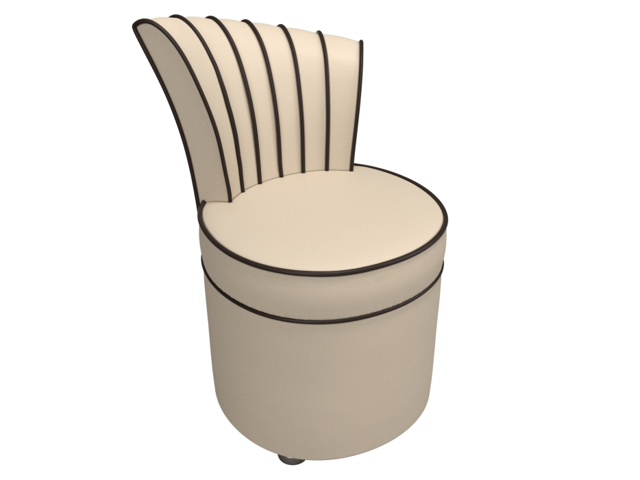 Пуфы дизайнерские, Пуф Ирис экокожа