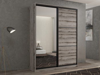 Шкаф-купе 2х дверный Кааппи 2 120х45