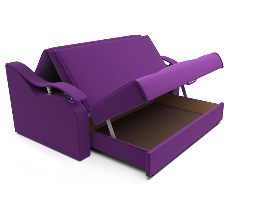Диваны кровати со спальным местом, Диван прямой аккордеон Шарк №2 (Фиолет)