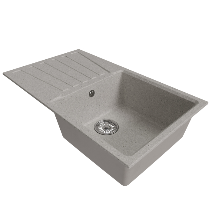 Кухонные мойки, Мойка ML-GM20 с крылом, 830*480*190мм NEW*