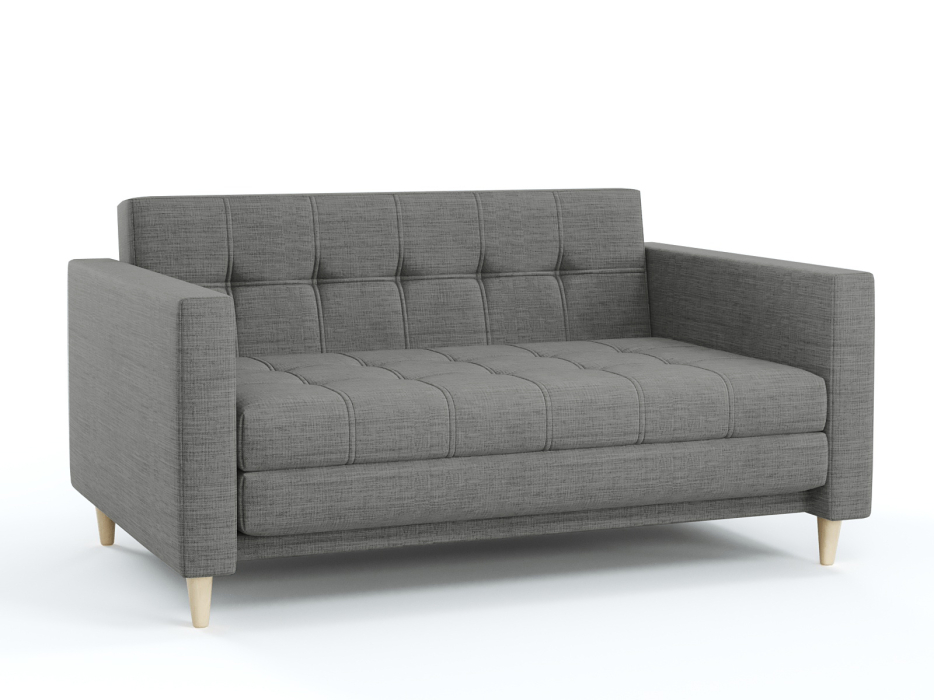 Диваны еврокнижки, Диван-кровать еврокнижка Квадро, рогожка Люкс