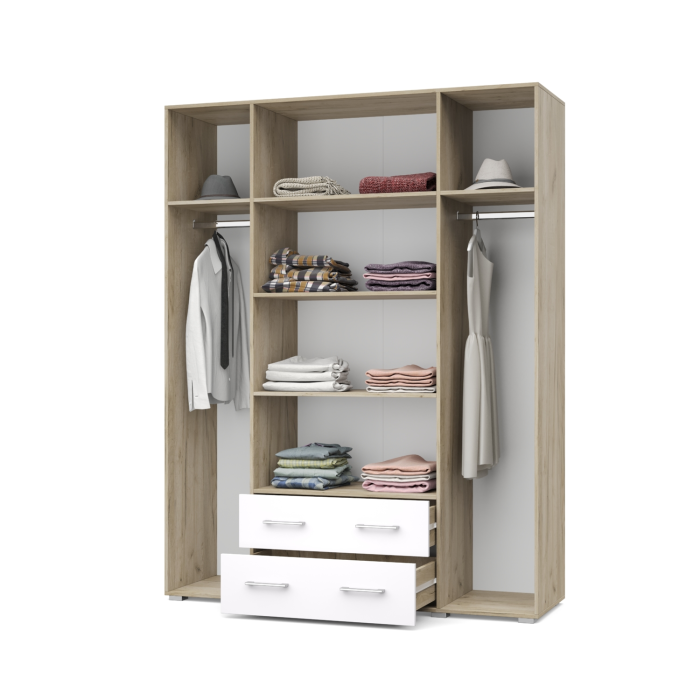 Шкафы распашные, Модульная система Ева Е43 Шкаф