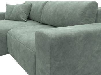 Диван угловой Лига-036 НПБ Классик левый угол, велюр BRUT