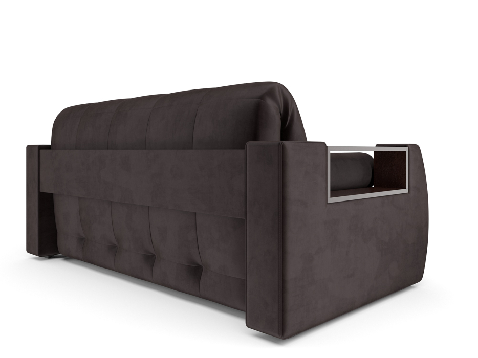 Диваны с ящиком для белья, Диван аккордеон Барон №3 НПБ 120х200 Бархат