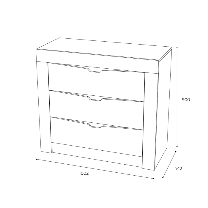 Комоды, Комод Леонардо КМ-13