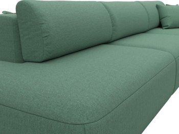 Диван угловой Лига-036 НПБ Модерн Лонг правый угол, рогожка Амур