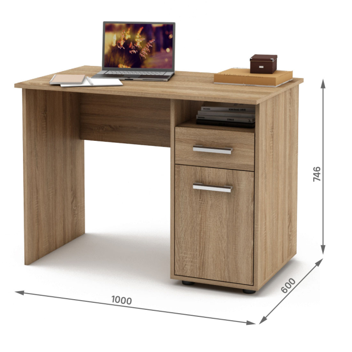 Прямые, Письменный стол Остин-1