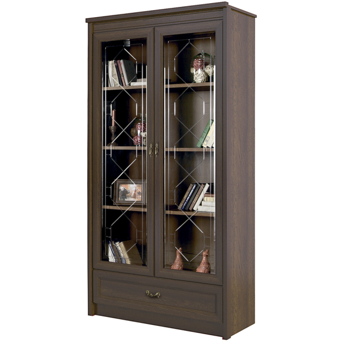 Витрины, Шкаф для книг Флоренция 667 дуб оксфорд