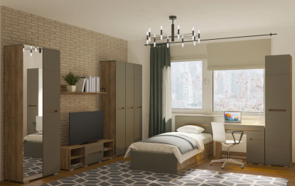 Шкаф с зеркалом Наоми ШК-22