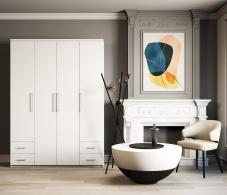 Для одежды, Шкаф четырехдверный Мелодия МКЯ2-43 140х60