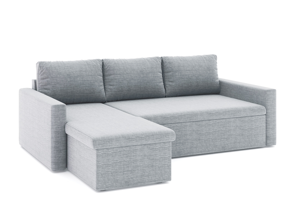 Диваны угловые в гостиную, Диван-кровать угловой Турин дельфин, рогожка