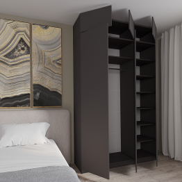 Шкаф Мика с антресолью 1500